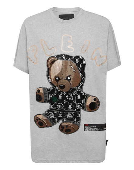 T-shirt Round Neck SS stones Teddy Bear