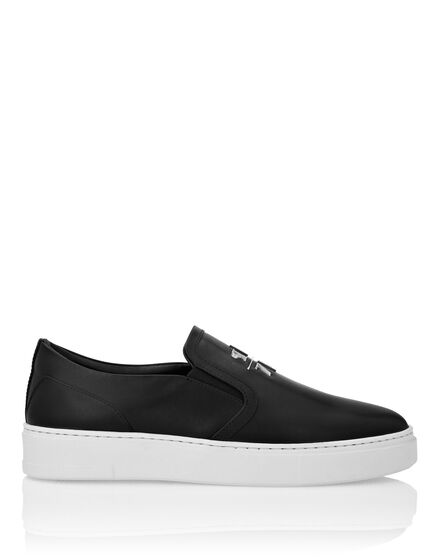 Nappa Leather Slip On Triangle