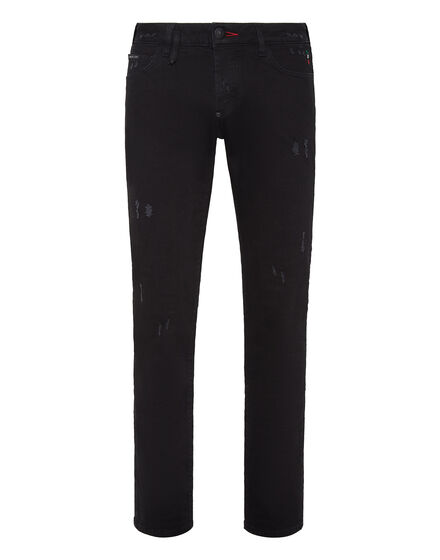 Denim Trousers Straight Cut Supreme Iconic Plein
