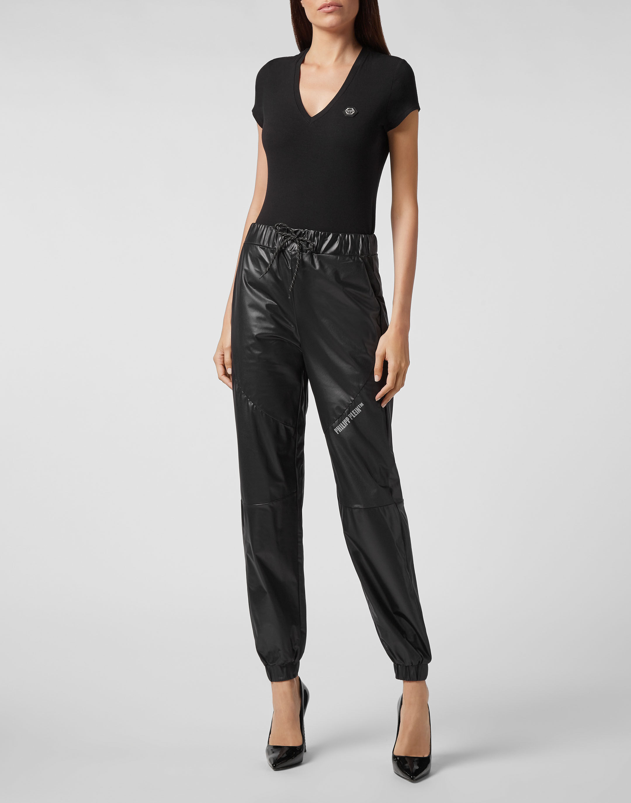 Womens nylon on sale jogging pants