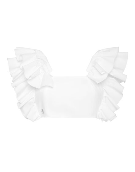 Volant Cropped Top