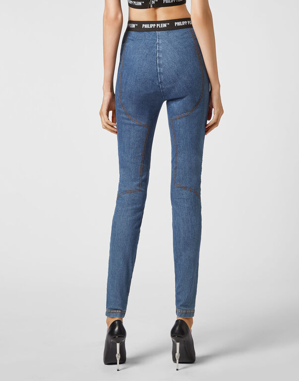 Denim Super Stretch Leggins Philipp Plein TM