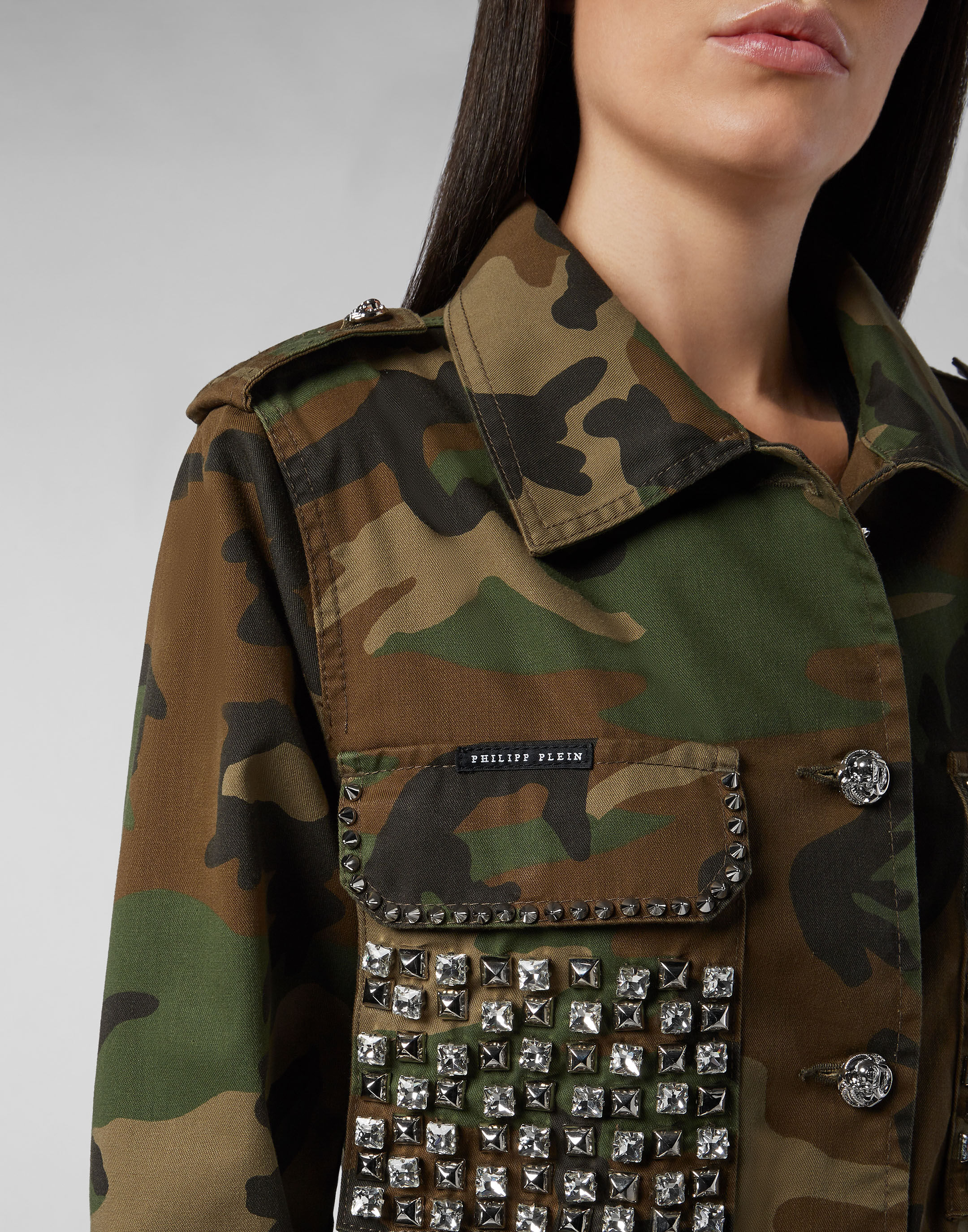 Parka Crystal Philipp Plein Outlet