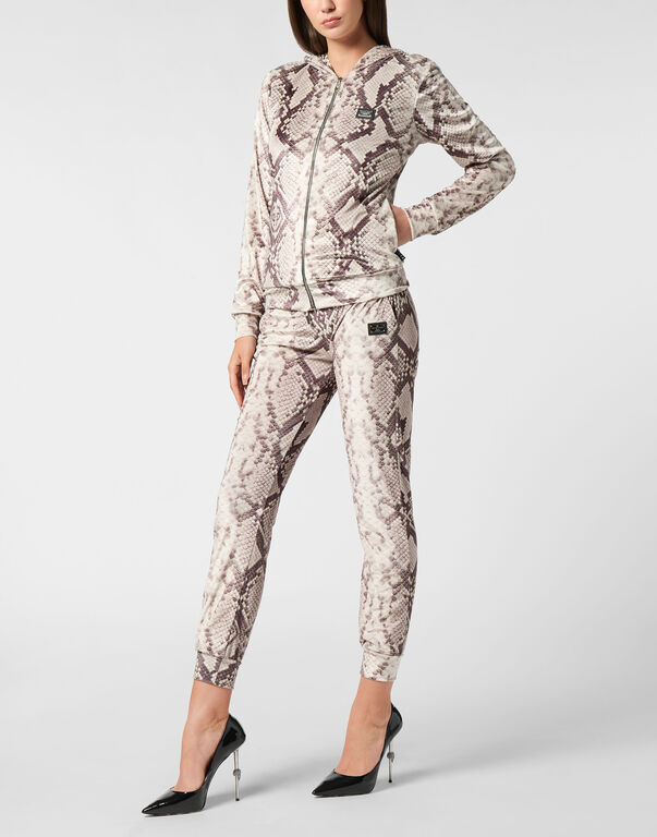 Zip Hoodie All-Over Python