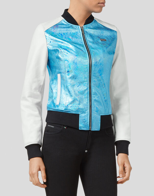 Leather Bomber Statement