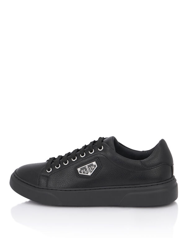 Leather Lo-Top Sneakers Iconic Plein