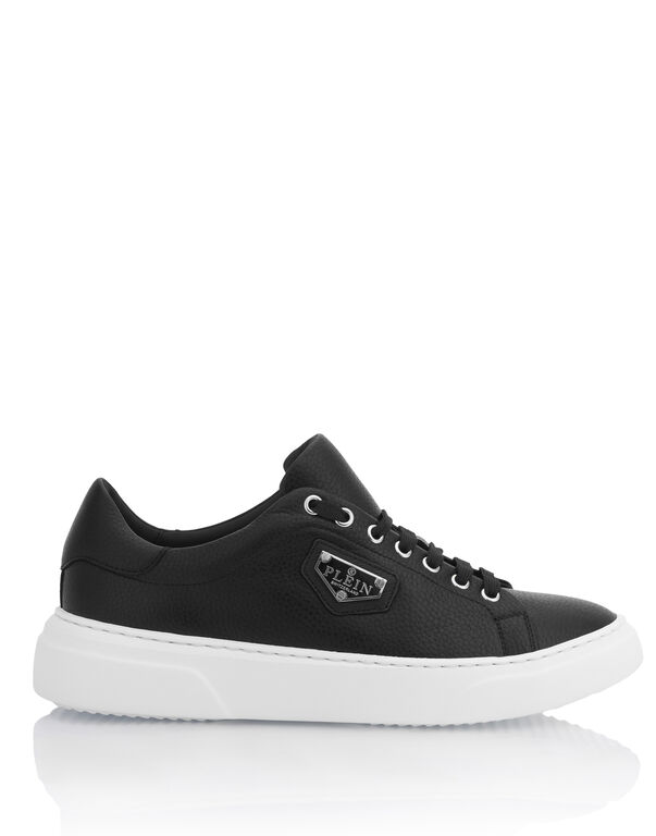 Leather Lo-Top Sneakers Iconic Plein