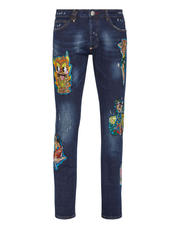 Denim Trousers Super Straight Cut Hawaii