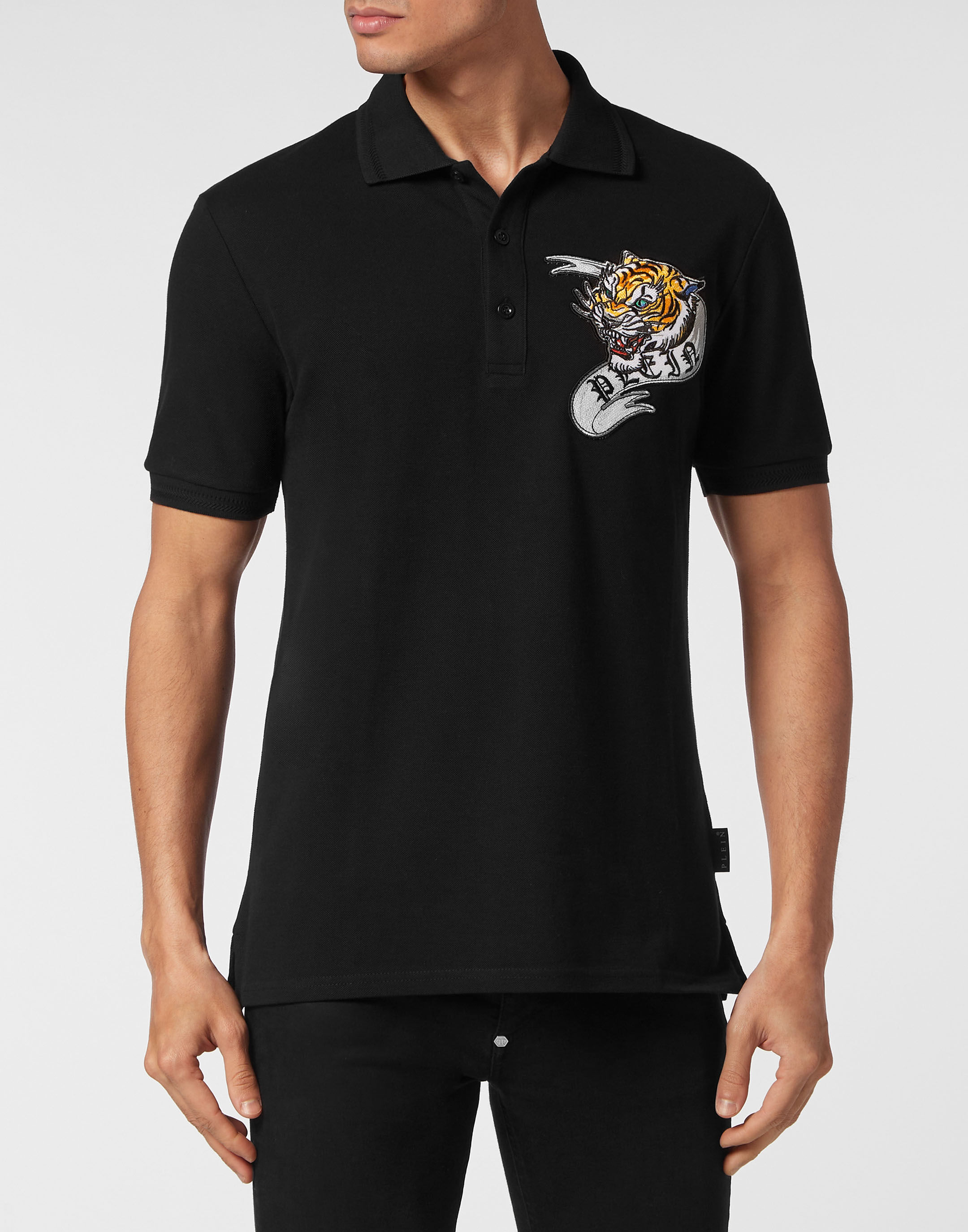 Tシャツ・カットソー PHILIPP PLEIN Men Polo Shirts SAEC MTK 8063 PJY002N0201 Blac Tシャツ・カットソー PHILIPP PLEIN Men Polo Shirts SAEC MTK