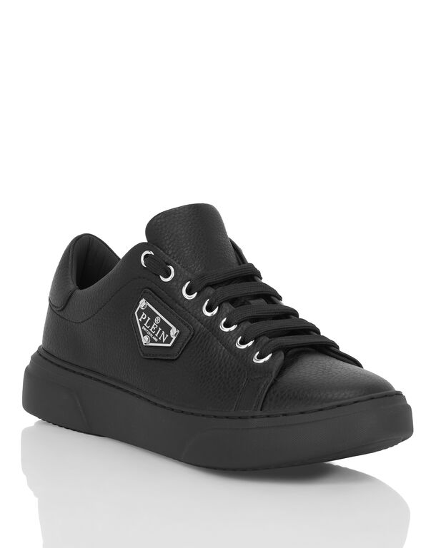 Leather Lo-Top Sneakers Iconic Plein