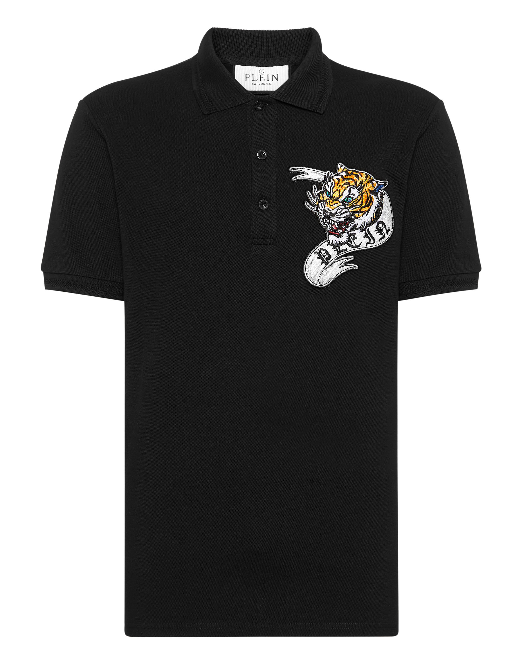 Tシャツ・カットソー PHILIPP PLEIN Men Polo Shirts SAEC MTK 8063 PJY002N0201 Blac Polo shirt SS Tattoo | Philipp Plein Outlet