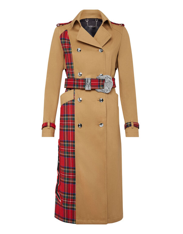 Trench coat Tartan