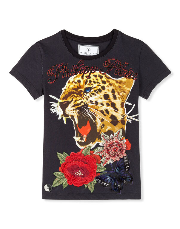 T-shirt Round Neck SS "Crystel but tiger"