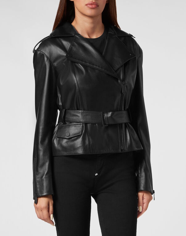 Oversize Leather Jacket