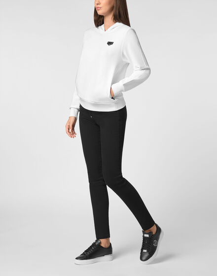 Hoodie Sweatshirt LS Iconic Plein