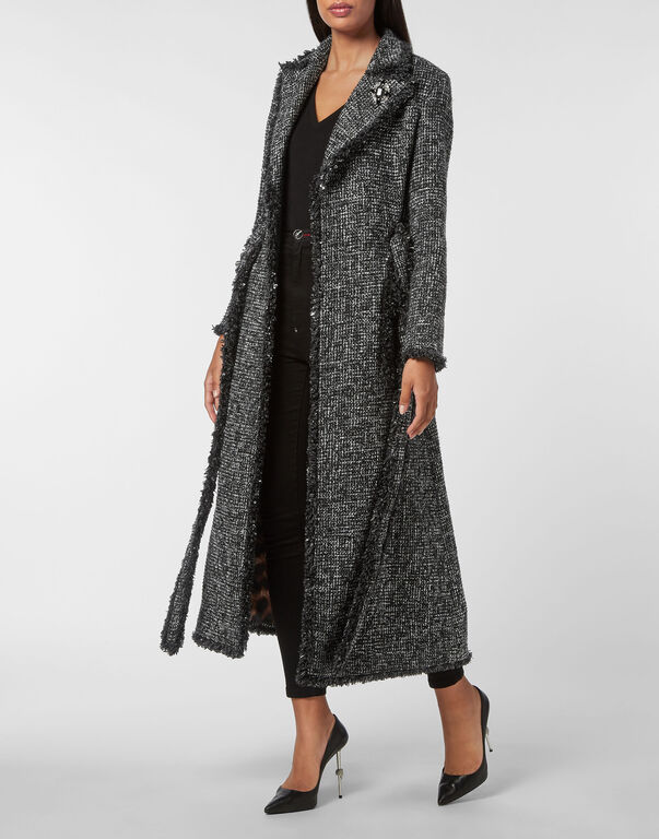 Tweed Long Coat