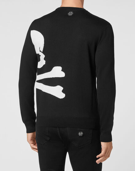 Wool Pullover Round Neck LS