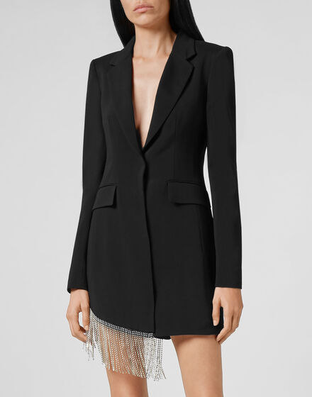 Blazer Dress Fringe