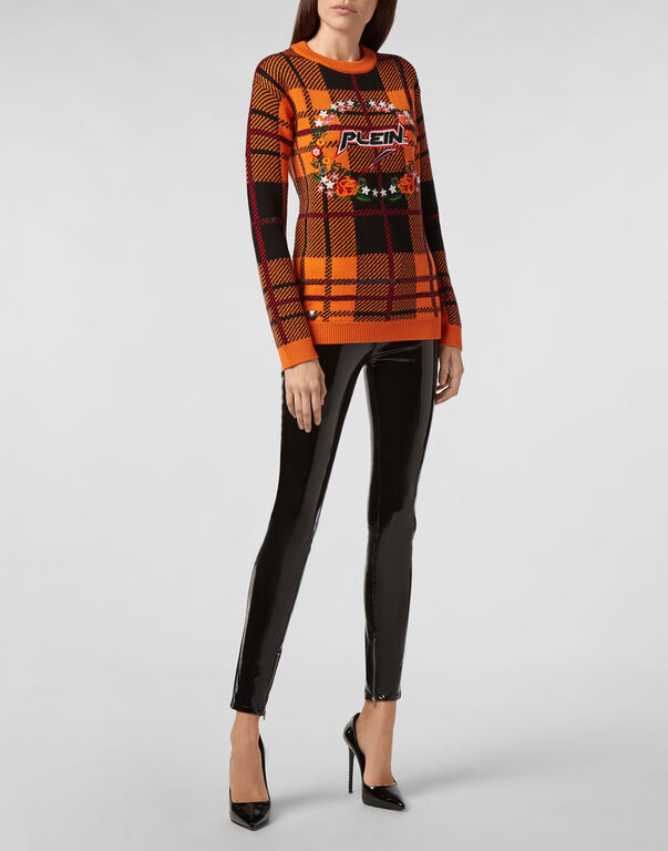 Pullover Round Neck SS Tartan