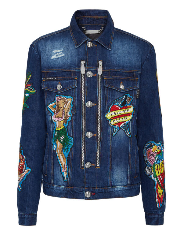 Denim Zip Jacket Hawaii