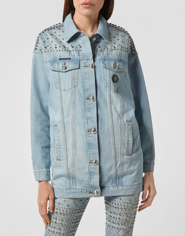 Denim Jacket Gothic Plein