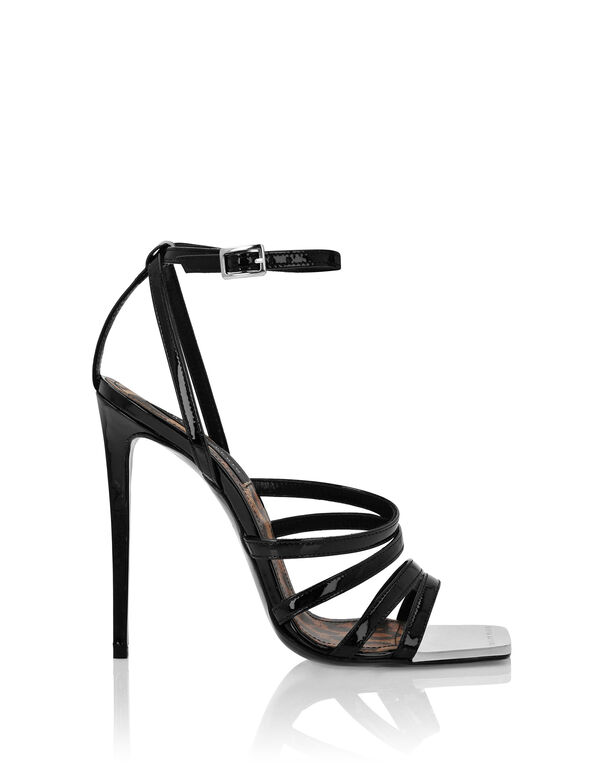 Patent Leather Sandals Hi-Heels