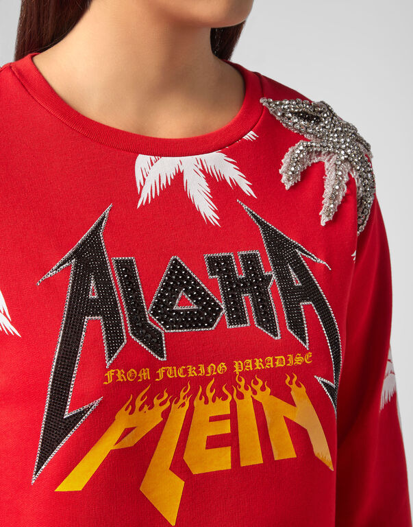 Sweatshirt LS Aloha Plein