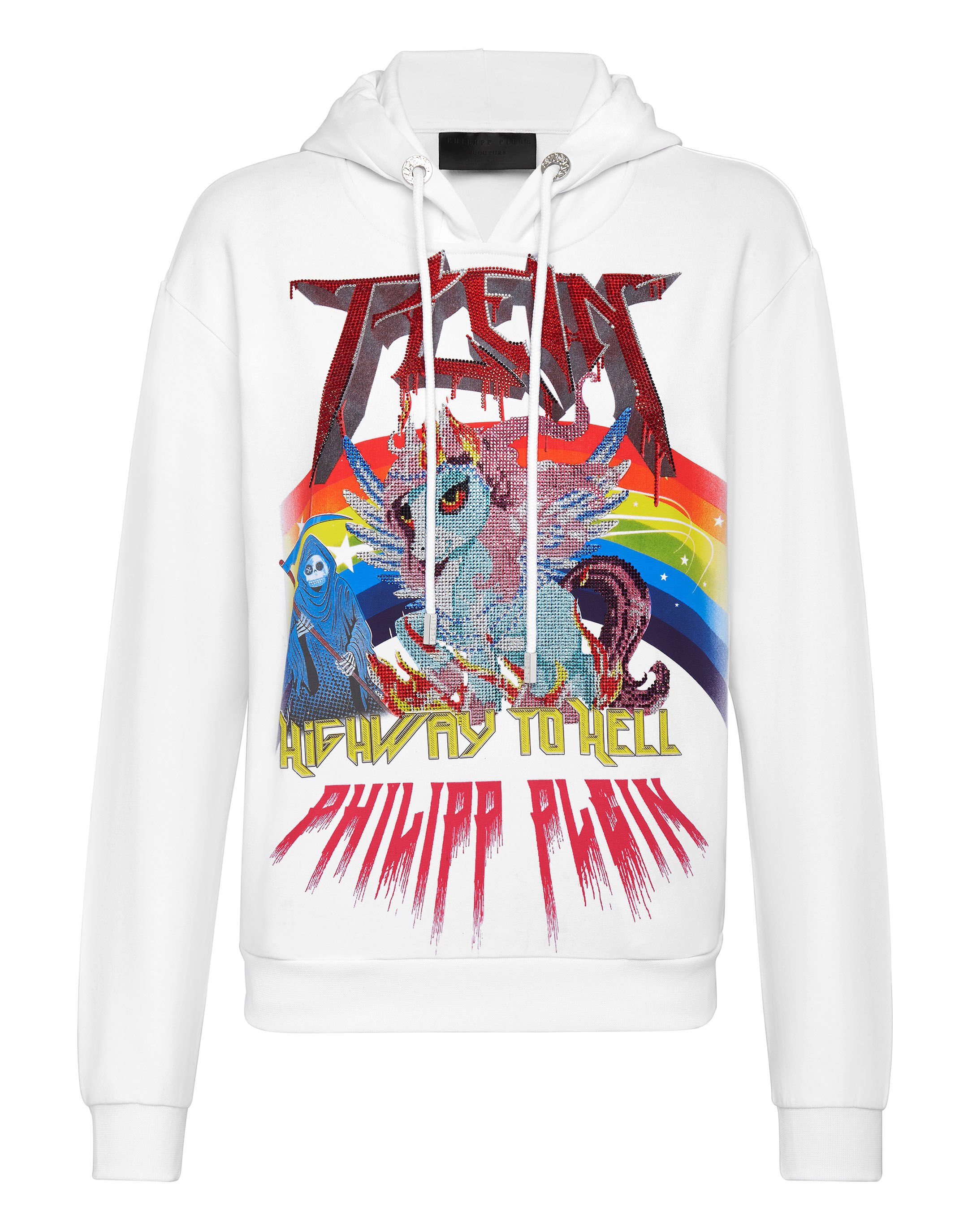 Hoodie sweatshirt Unicorn Philipp Plein Outlet