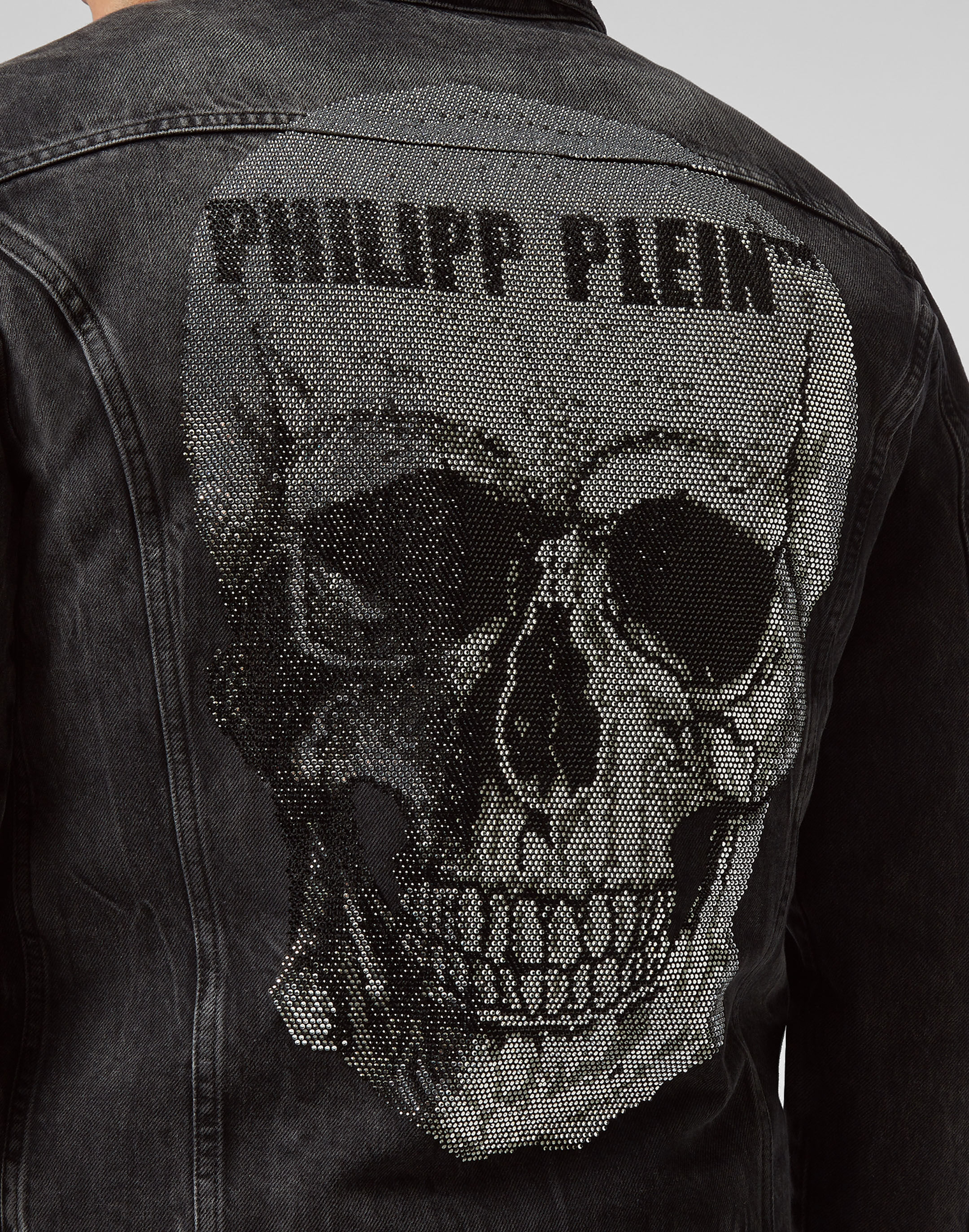philipp plein leather jacket skull