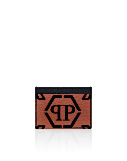 Leather Credit Cards Holder Monogram