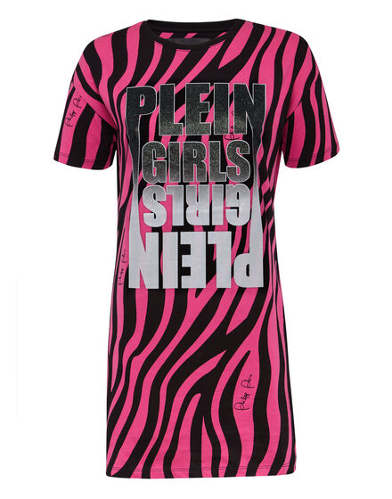 T-Shirt Short Dresses Zebra