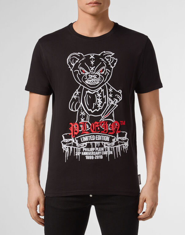 T-shirt Platinum Cut Round Neck Teddy Bear