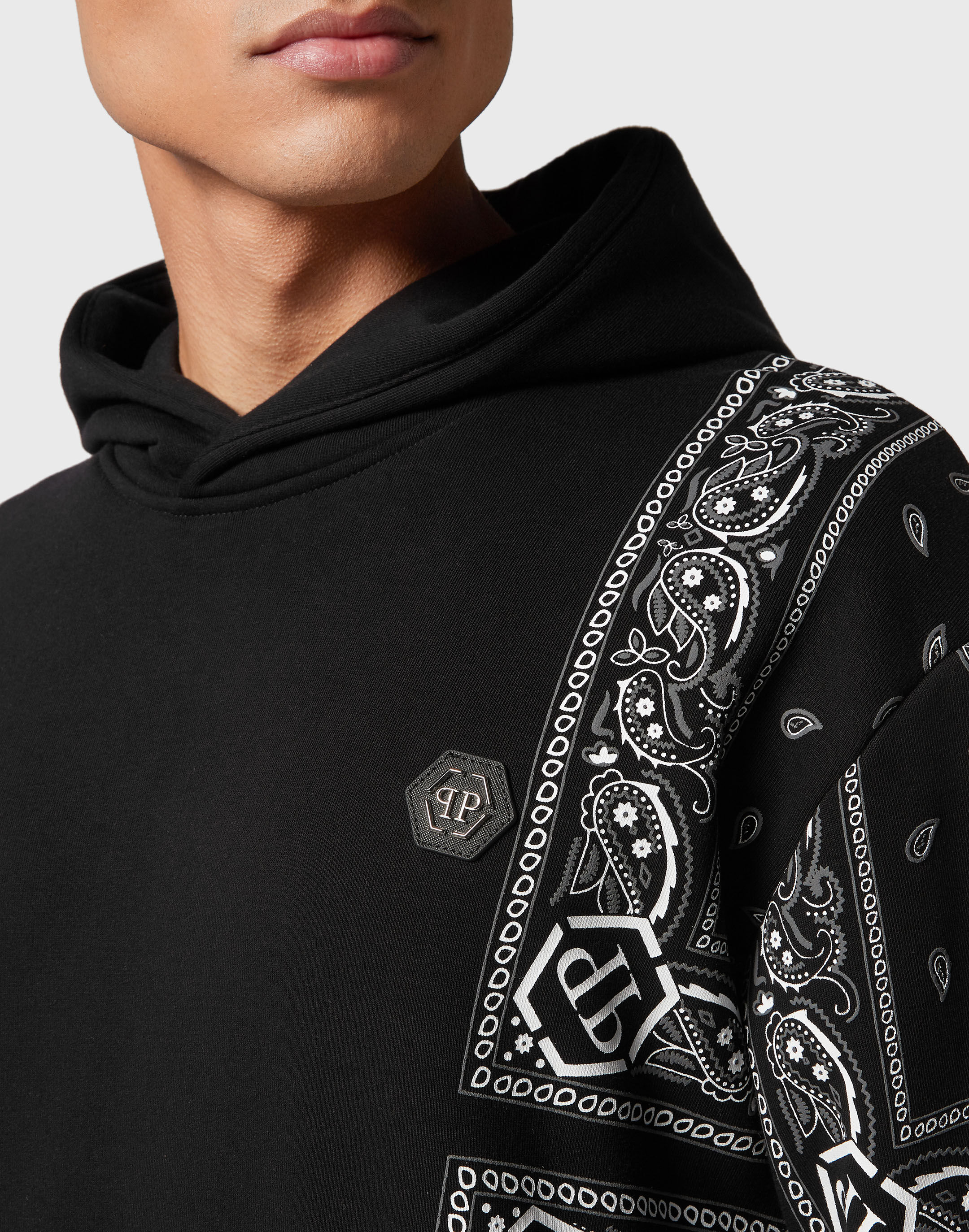 Paisley print hoodie deals
