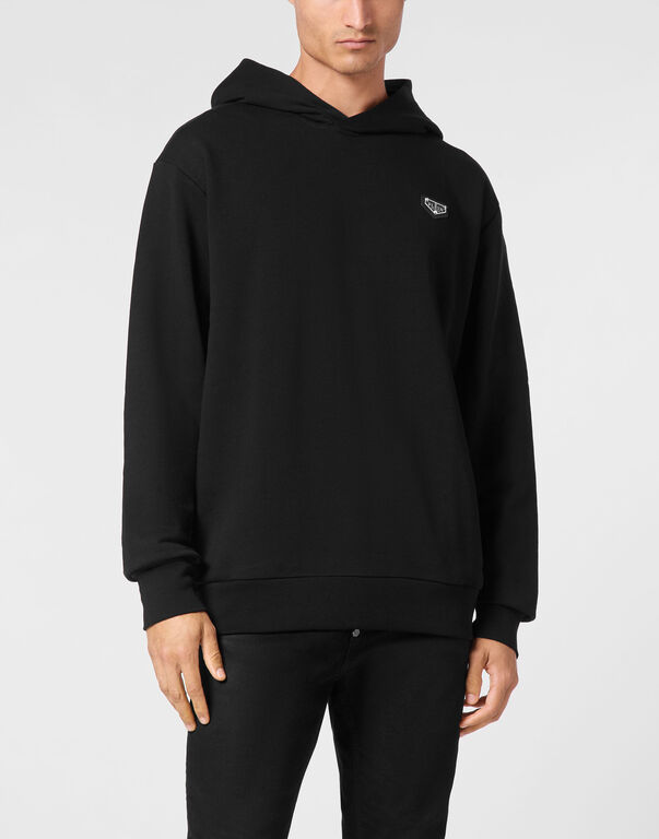 Hoodie Sweatshirt LS Iconic Plein