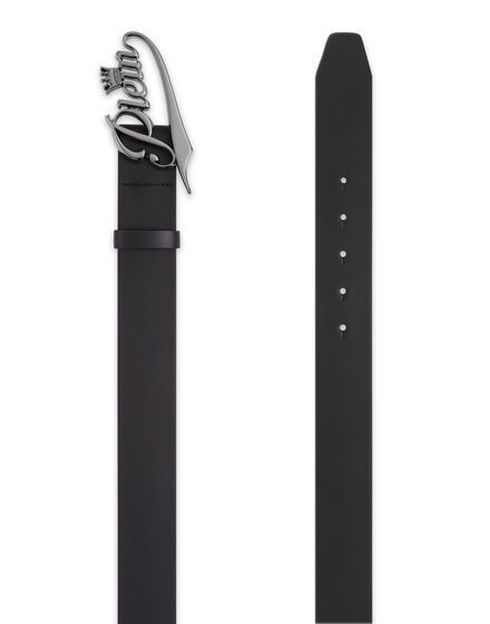 Leather Belt King Plein