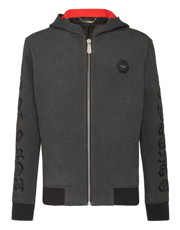 Hoodie Sweatjacket Gothic Plein