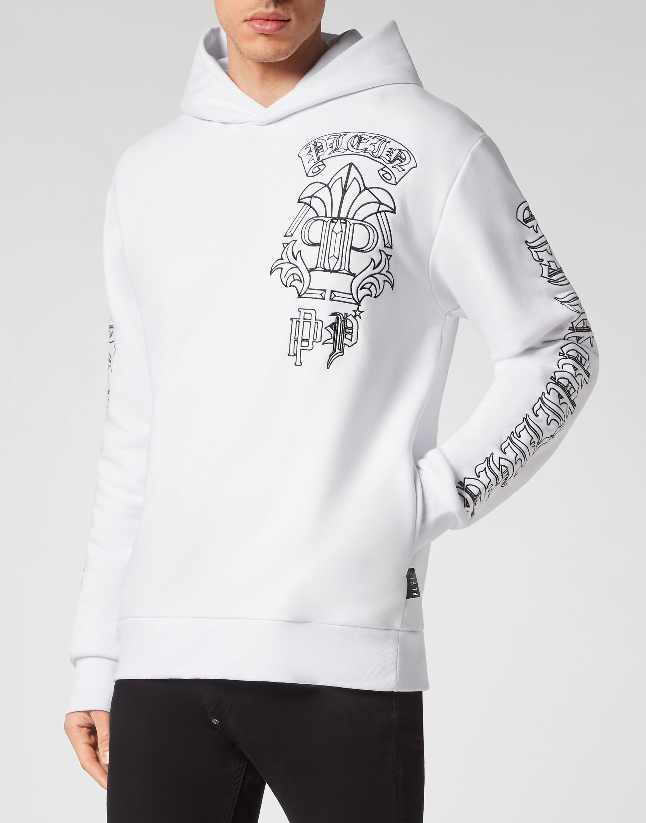 White criminal damage hoodie online