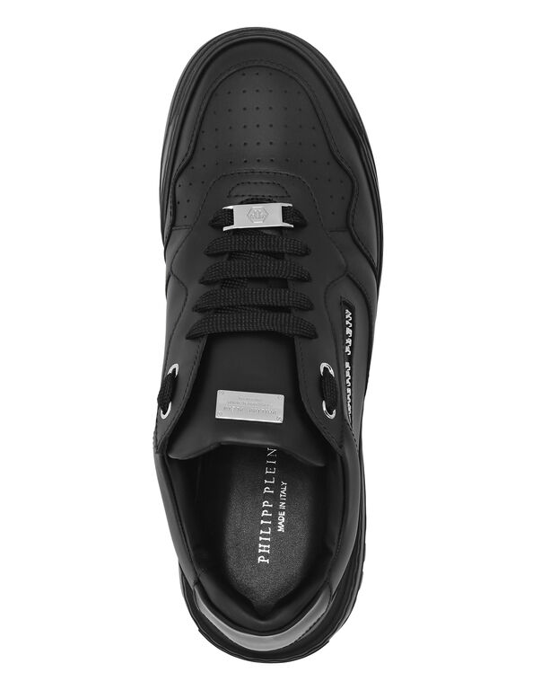 Nappa Leather Low Top Sneakers Lettering