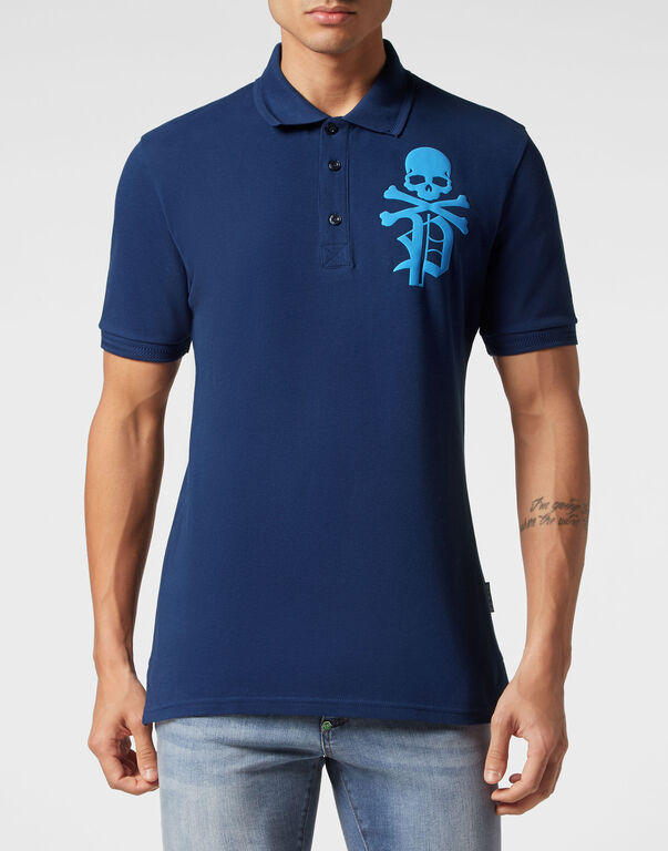 Slim Fit Polo Shirt Skull&Bones
