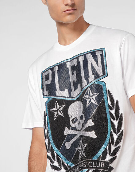 T-shirt Round Neck SS With Patch Skull&Bones