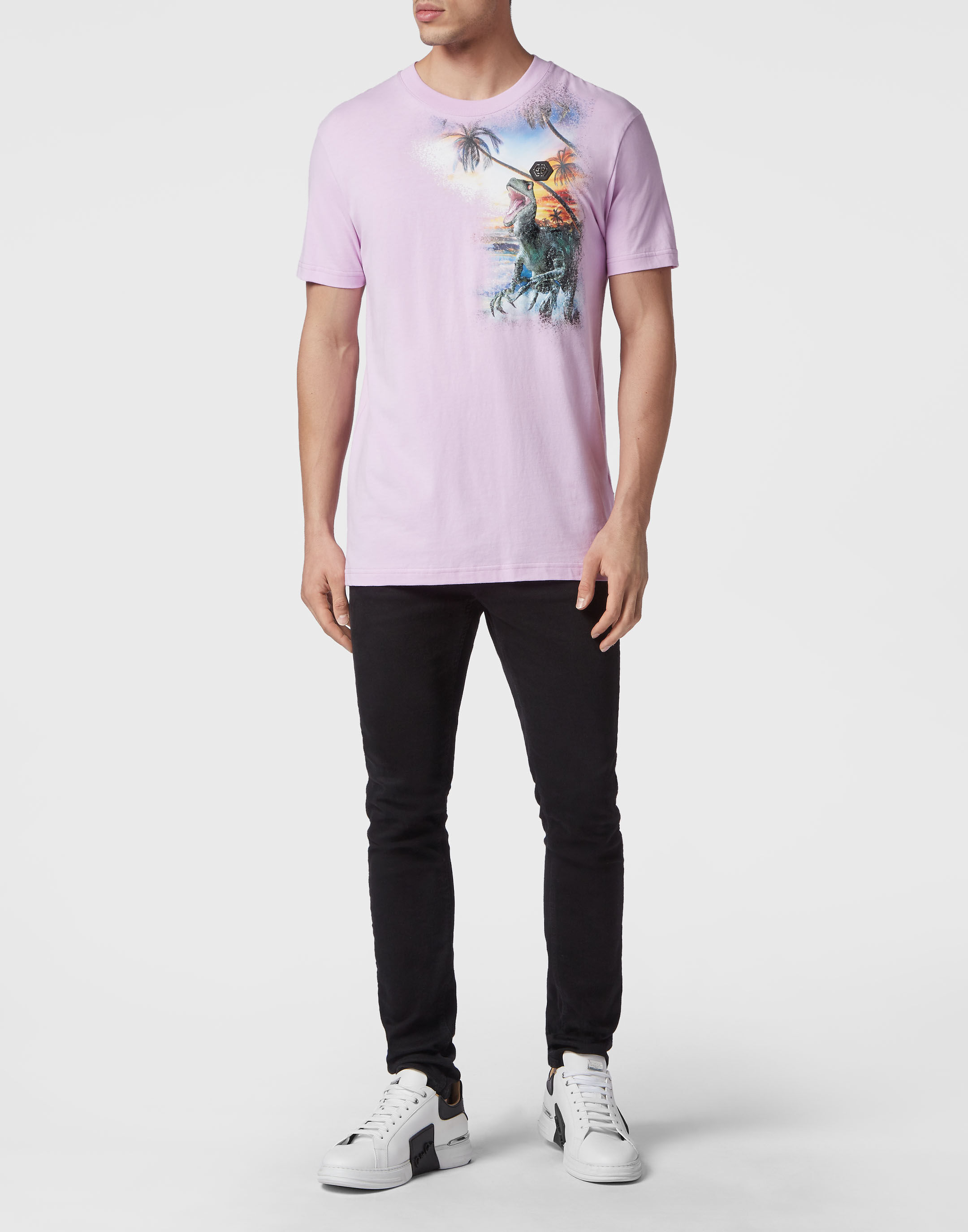 T-shirt Round Neck SS Hawaii | Philipp Plein Outlet