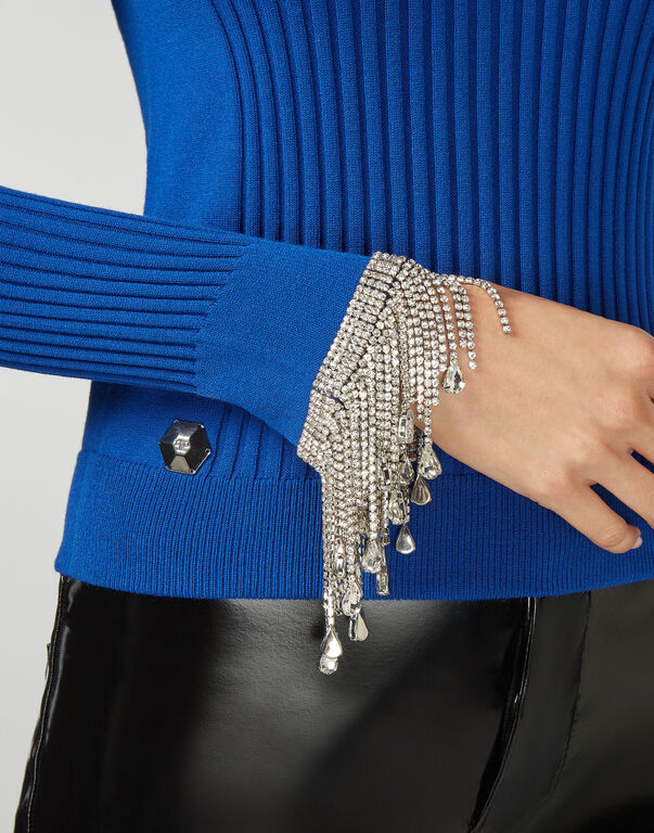 Turtle Neck LS Fringe Turtle Neck LS Fringe