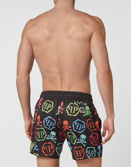 Beachwear Trousers Skull and Plein
