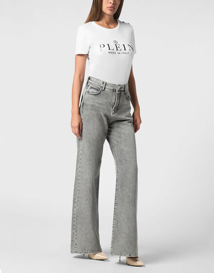 Denim Skater Fit Trousers