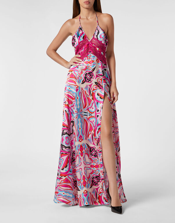 Long Dress Colorful Circus