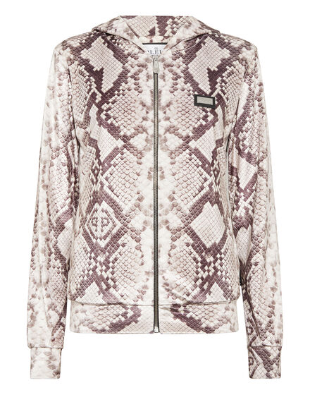 Zip Hoodie All-Over Python