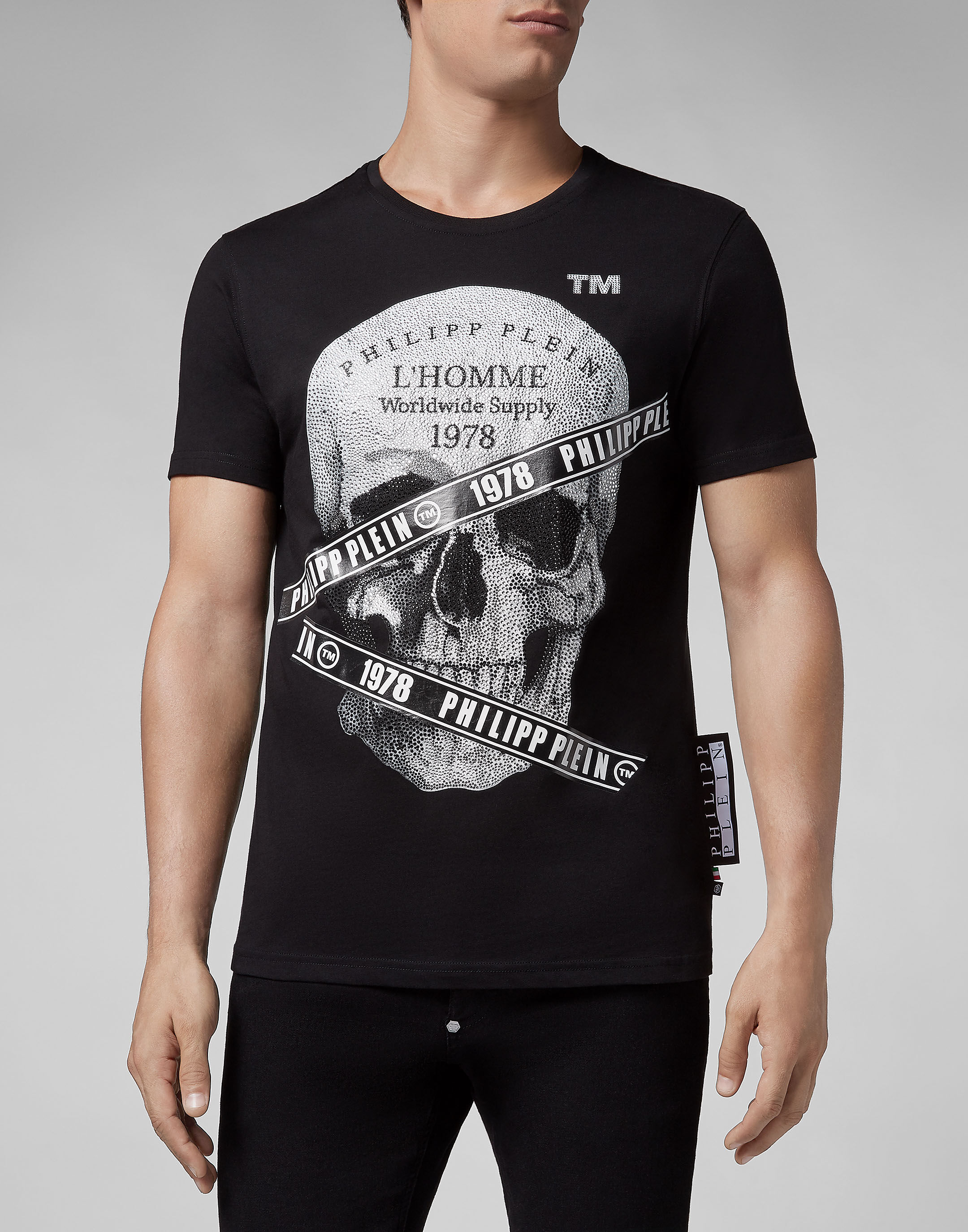 T shirt Platinum Cut Round Neck Philipp Plein TM