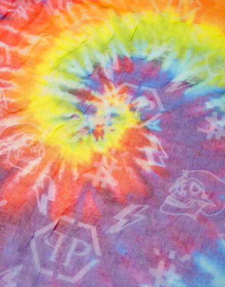 Shawl 140x140 Tie dye