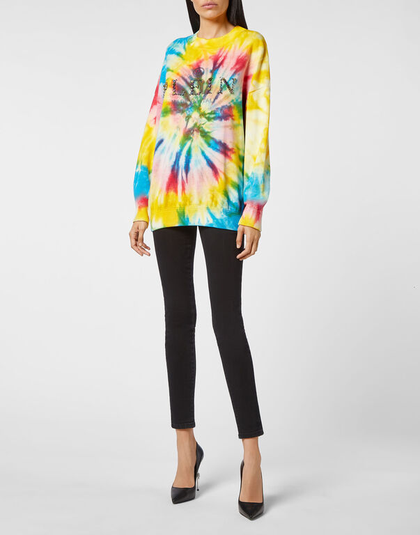 Pullover Round Neck LS  Tie dye