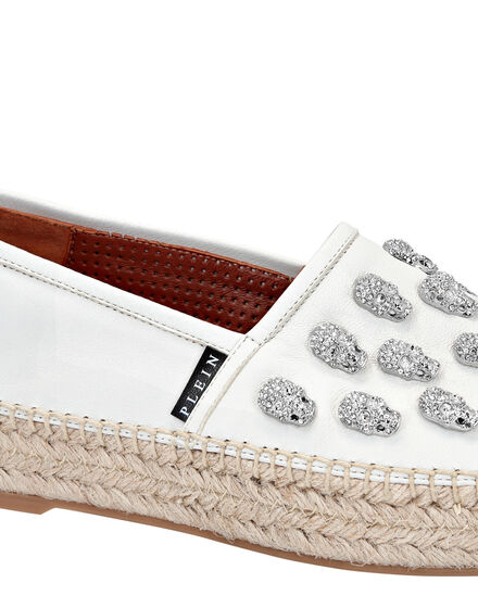 Leather Espadrillas Skull